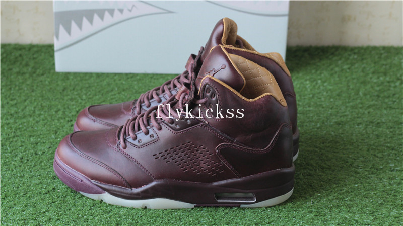 Air Jordan 5 PREM Burgundy Bordeaux